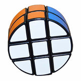Coolzon Circular 2x3x3 Magic Cube Brain Teasers Toy Speed Puzzle Cube 66mm, Black
